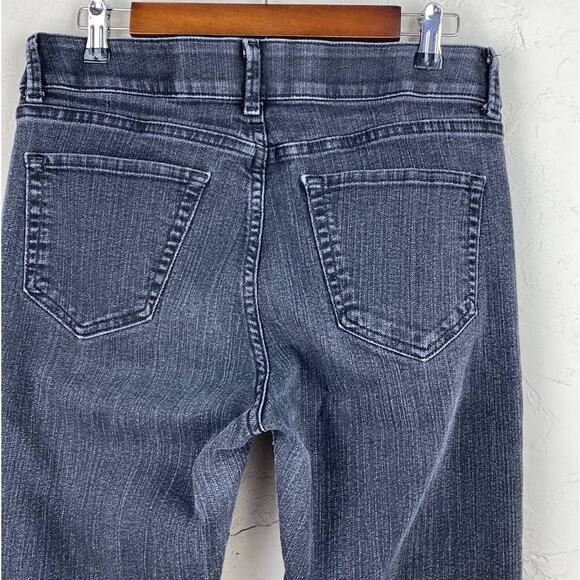 Riders by Lee Curvier Women Black Wash Denim Mid Rise Straight Leg Jeans 10 M - Picture 4 of 8